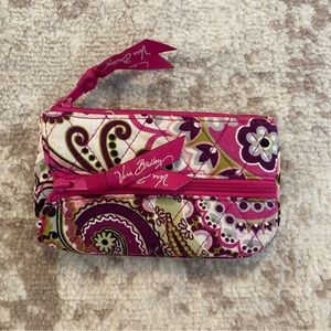 Vera Bradley - key holding wallet - very berry paisley